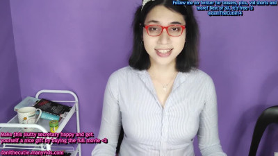 sexy and slutty secretary loves sucking and getting fucked