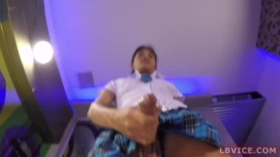 tranny kib gets that thick johnson in lips