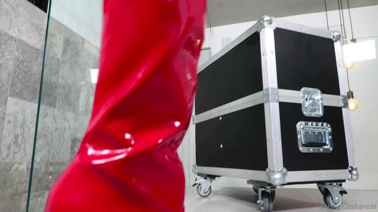 Watch Red latex solo Shemale Porn Videos | TranSexBig.