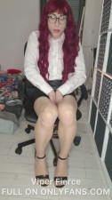 Pantyhose, feet and sexy office worker secretary fetish tease