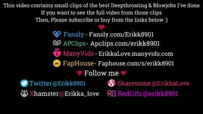 The best of ErikkaLove - Deepthroat