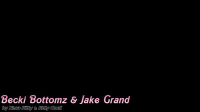 GROOBY.CLUB: BECKI BOTTOMZ GET'S A GRAND ENTRANCE!