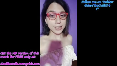 pretty pinay tranny shows off her new room and her sexy body to you