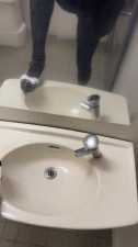 Sissy in the toilets and Want to meet a real man