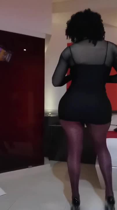 Watch Crossdresser in black dress with stockings Shemale Porn Videos | TranSexBig.