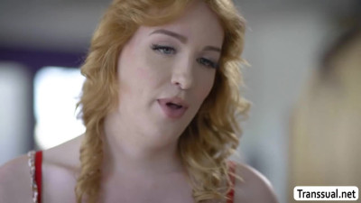 Tall TS Erica Cherry licks and fucks Destiny Cruz juicy pussy