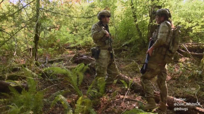 Trans Soldiers Fuck while they're Supposed to be on Watch