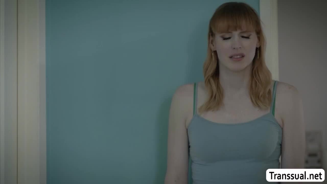 Watch Lovely Shemale enjoys getting analed and rimjob by co worker Shemale Porn Videos | TranSexBig.