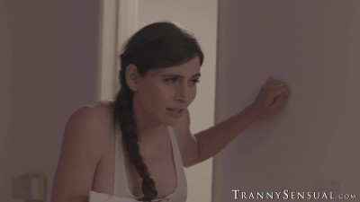 Sensual tbabe rewarded with BBC and cum