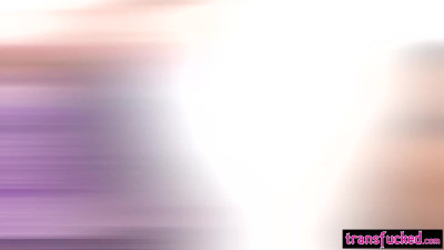 Hot workout and rough pussy fucking with hot MILF and horny shemale coach