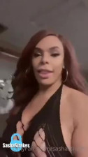 trans woman stroking
