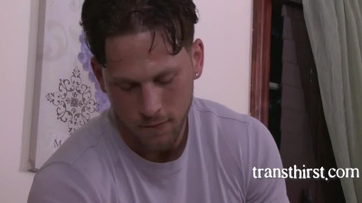 Getting Lucky With A Busty Trans Latina