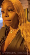 Sexy black trans bbw sk fucked