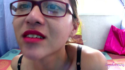 Sapphire Young talks you through her masturbation and cum