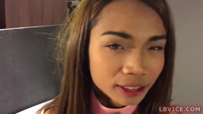 Ladyboy Mickey Blows Dick And Gets Ass Fucked