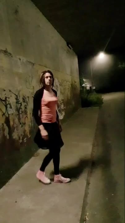 Watch Being naughty in the middle of the street Shemale Porn Videos | TranSexBig.