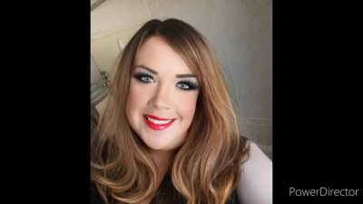 crossdressing in heels wig with full makeup