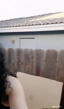 pretty tranny outside piss with sperm