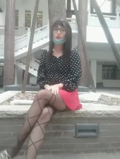 hot asiatic transsexual play in outdoors with cums