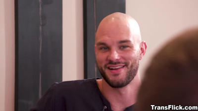 Big boobs trans Gracie Jane ass fucked by Cliff Jensen dick
