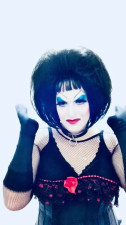 Sissy Slut in heavy makeup shows off for cam