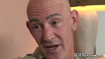 Trans Girl Jane Marie Lets A Bald Guy Assfuck Her