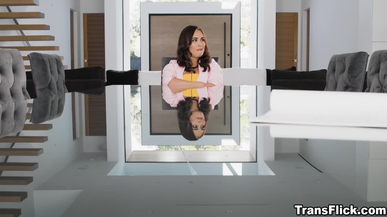 Watch Rich TS Ember Fiera fucked her new maid Spencer Bradley Shemale Porn Videos | TranSexBig.