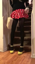 Minnie Mouse Cosplay Tease