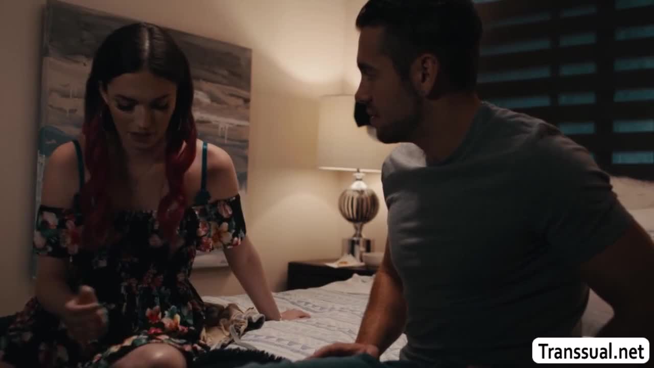 Watch Handsome dude bangs the skinny tight ass of his Tgirl stepsis Shemale Porn Videos | TranSexBig.