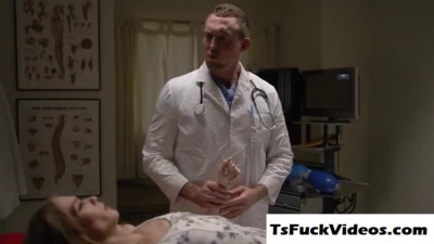 randy physician barebacks a small juggs tgirl crystal t