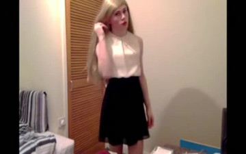 Sexy Annabel CD Enjoying Dressup