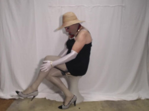 sexyputa clitty in pantyhose
