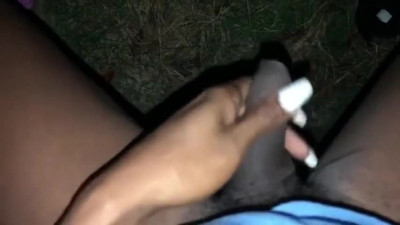 cumming through your fence ts publicprincess