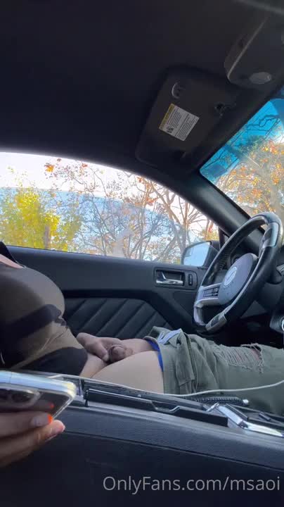 Watch Shooting a load in the car Shemale Porn Videos | TranSexBig.