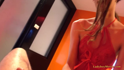 The Handjob And Bareback Anal Action With Ladyboy Prem